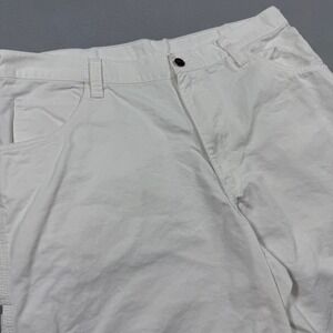 Sherwin Williams Mens White Cotton Carpenter Painter Shorts Size 38 65CSWH